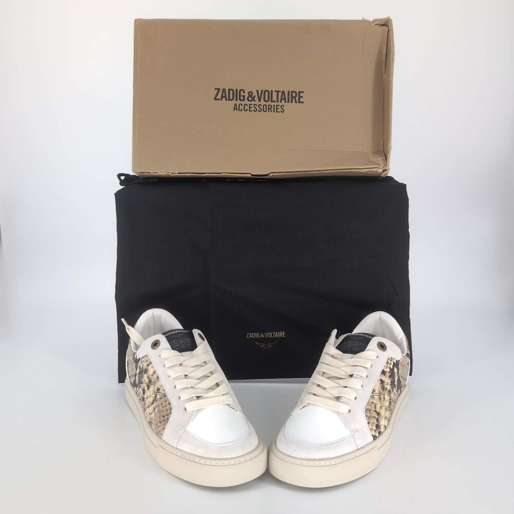 Zadig & Voltaire ZV 1747 Board Wild Desert Low Top Sneakers NIB-Size US 8 /EU 39